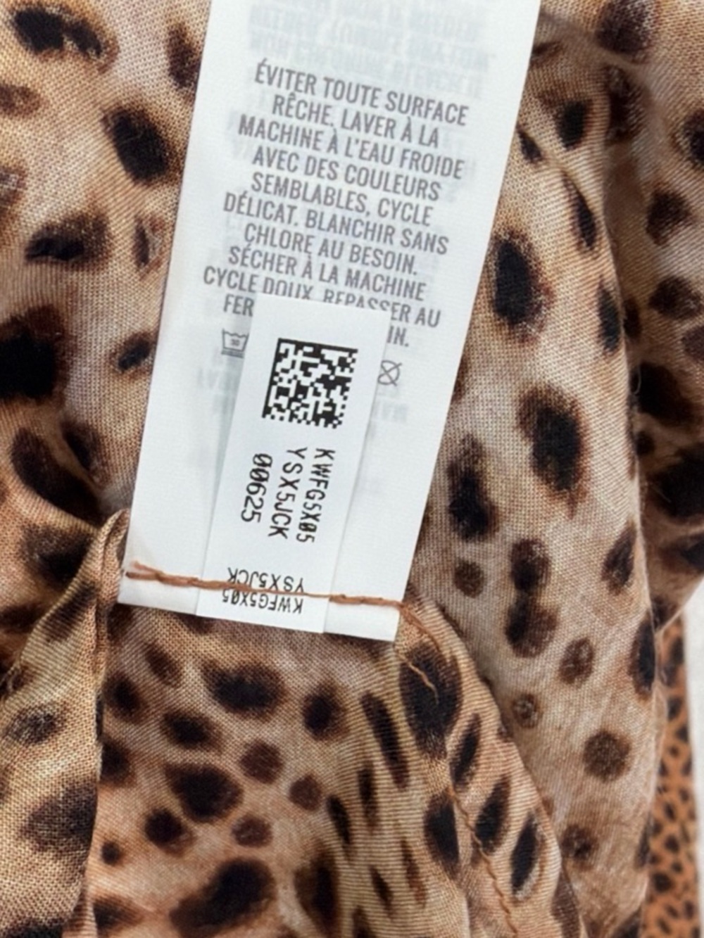 Aerie Party Pants Women Large Palazzo Leopard Print Super Wide Leg New with FLAW - Picture 11 of 16